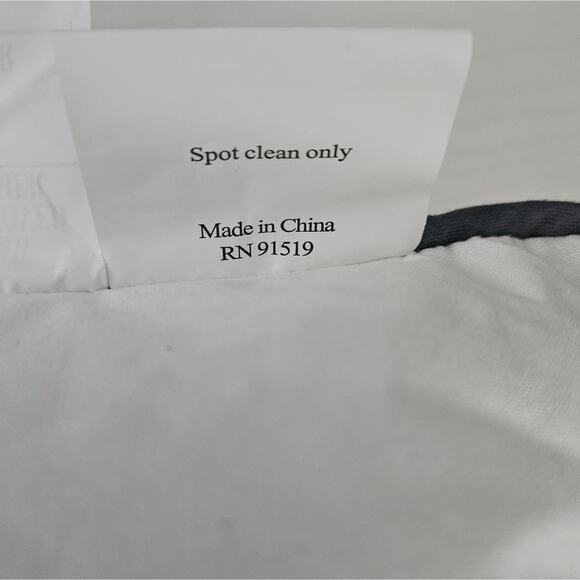 Urban Habitat accent pillow white‎ and grey polkadot rectangle pillow - Picture 4 of 5